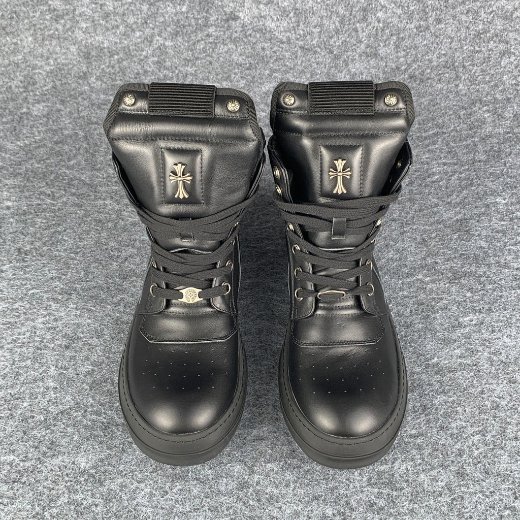 Chrome Hearts x Rick Owens Geobasket High 'Black’