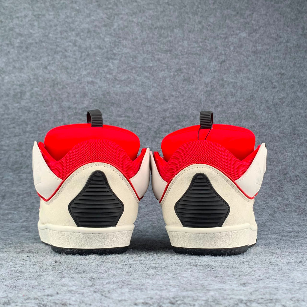 Lanvin Curb Sneakers 'Red White'