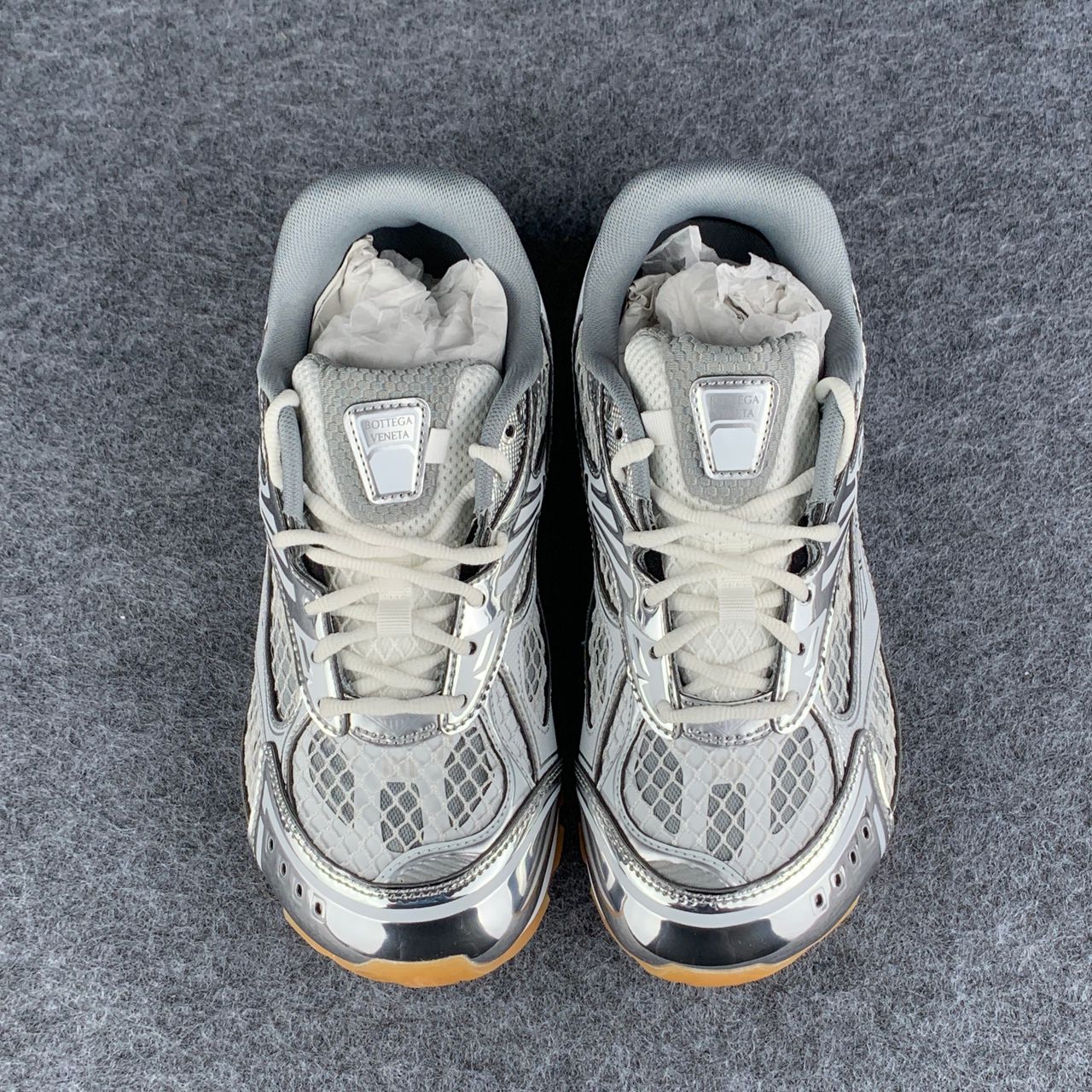 Bottega Veneta Orbit Sneaker ‘Silver White’