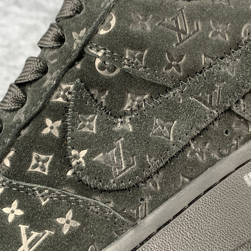 Louis Vuitton x Nike Air Force 1 Low 'Triple Black'