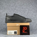 Christian Louboutin Louis Junior Low-Top Sneaker “Black Calfskin”