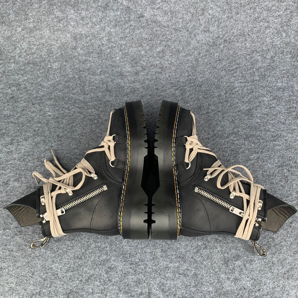 Dr. Martens x Rick Owens Wmns DRKSHDW 1460 Quad Sole Megalace Boot 'Black'