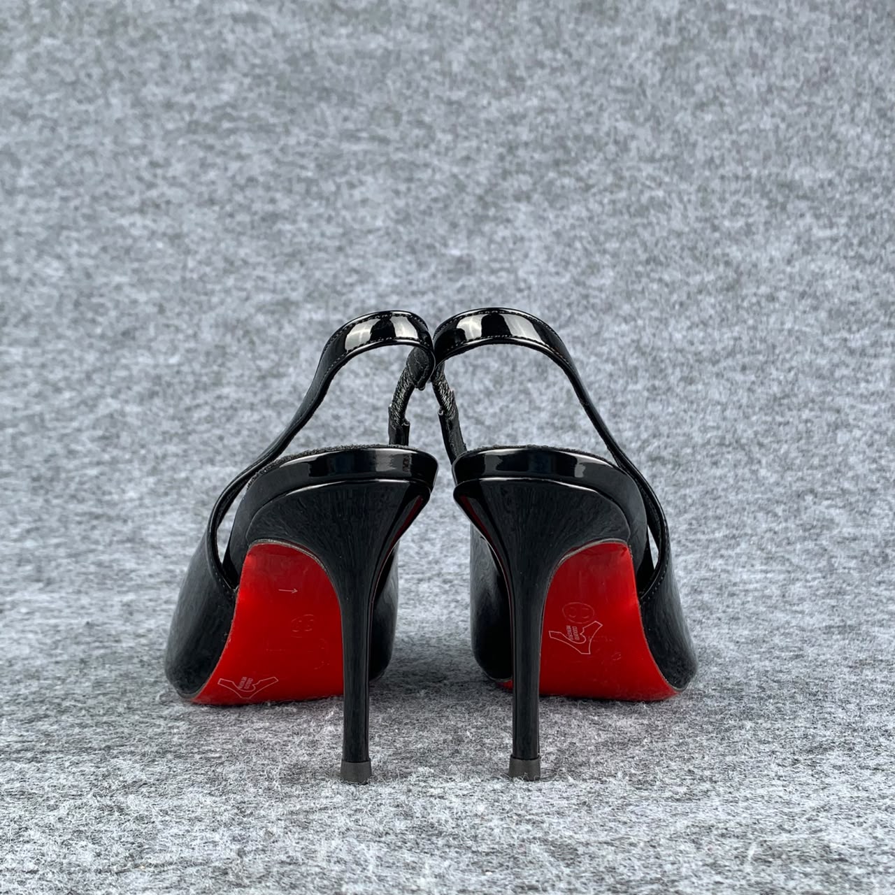 Christian Louboutin Posticha 80 Slingback Pump 'Black'