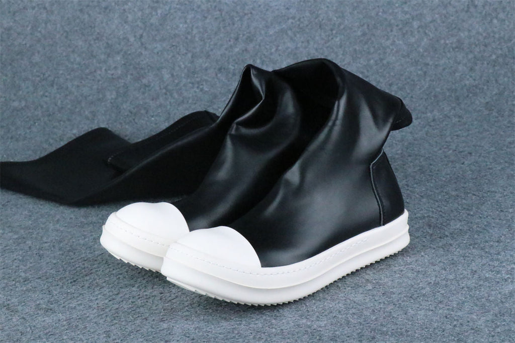 Rick Owens Wmns DRKSHDW Abstract Stockings Boot 'Black Milk'