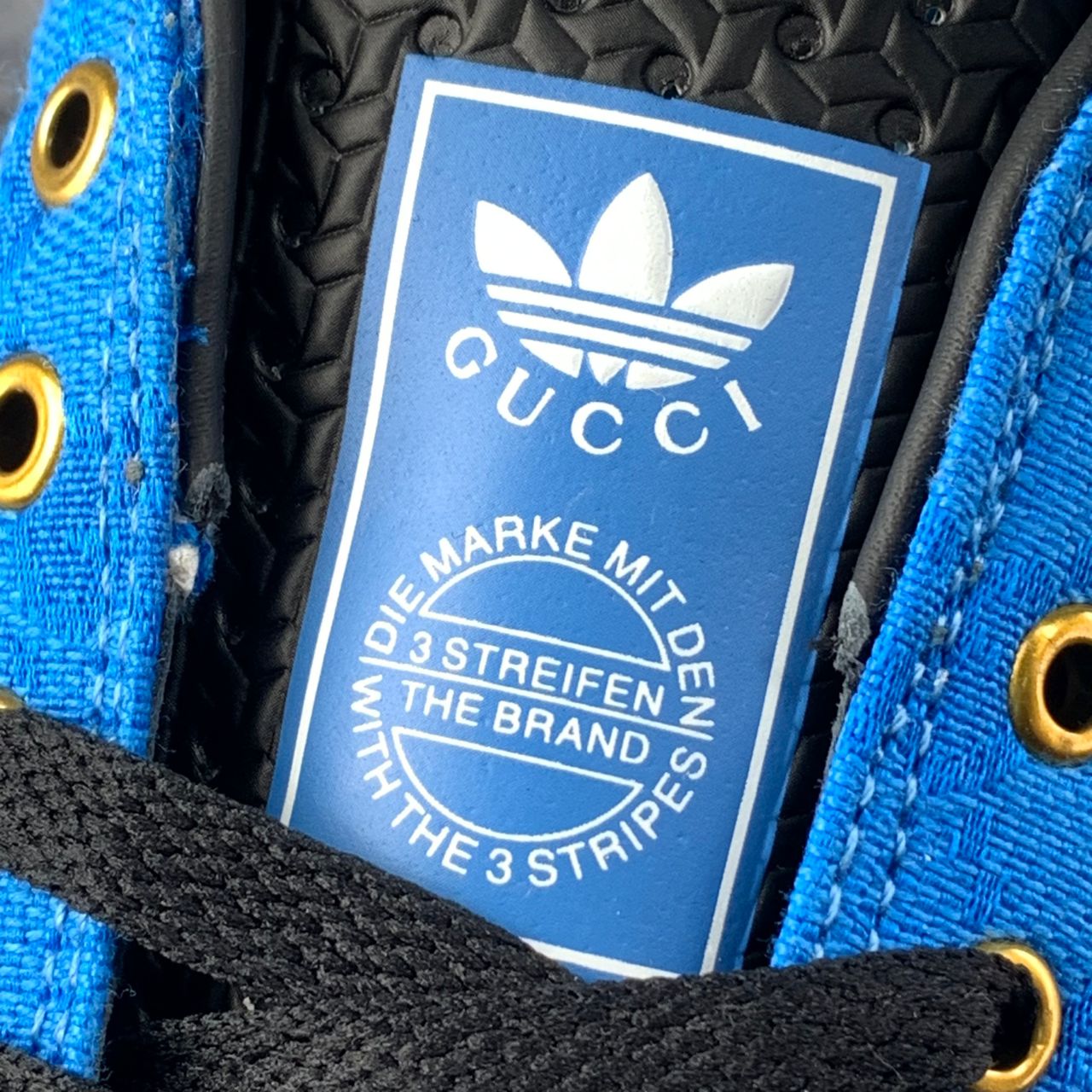 Gucci x Gazelle 'Blue GG Monogram'