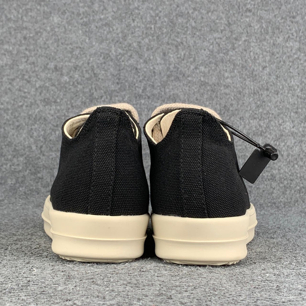 Rick Owens DRKSHDW Fogachine Cotton Megalace Low 'Black Milk'