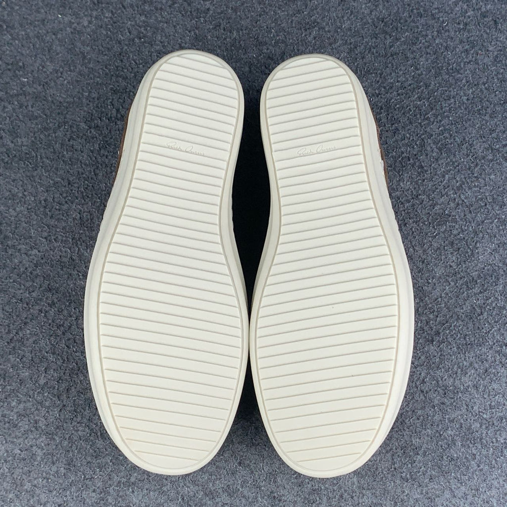 Rick Owens EDFU Vintage Low Suede Dust 'Grey Milk White'