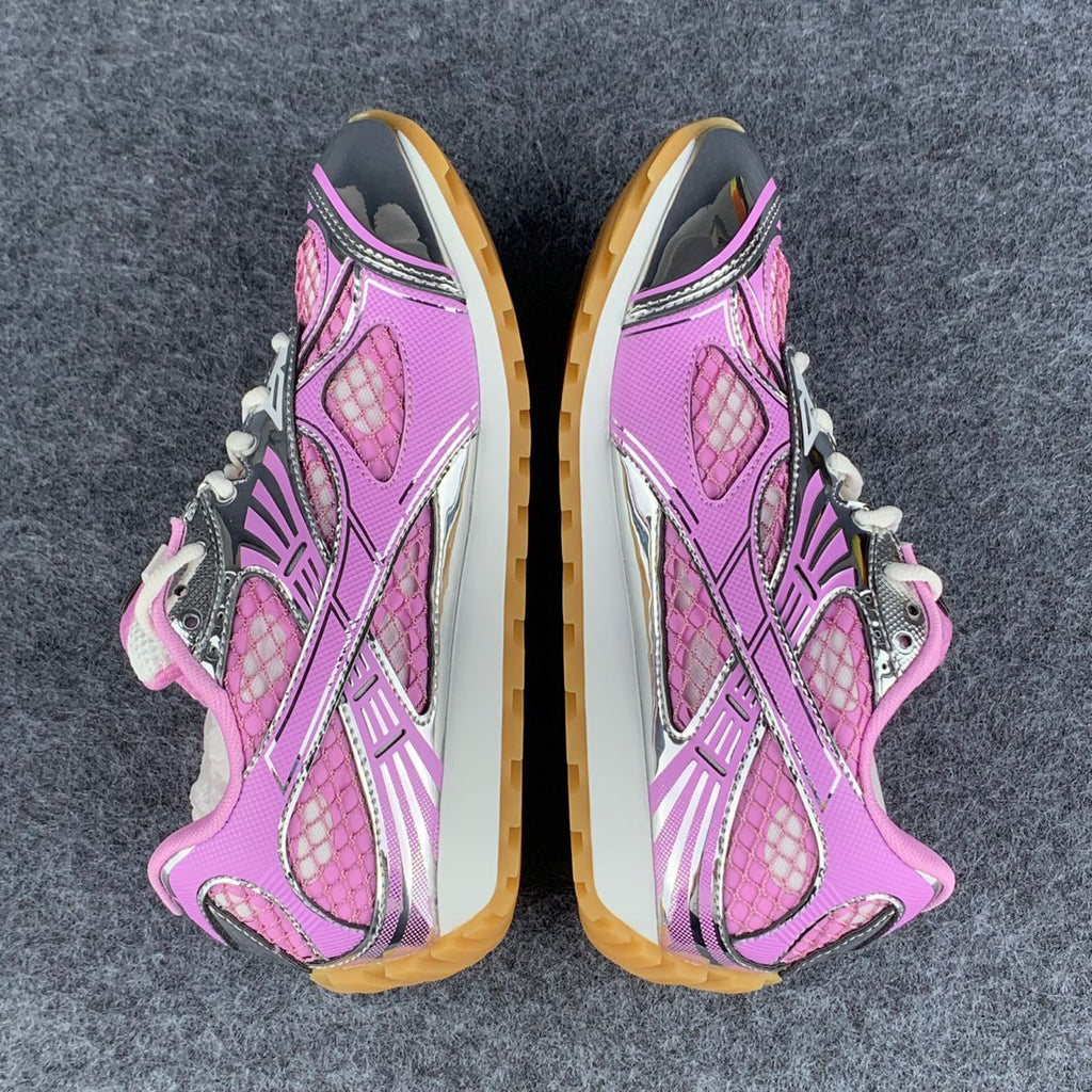 Bottega Veneta Wmns Orbit Sneaker 'Gloss Silver'