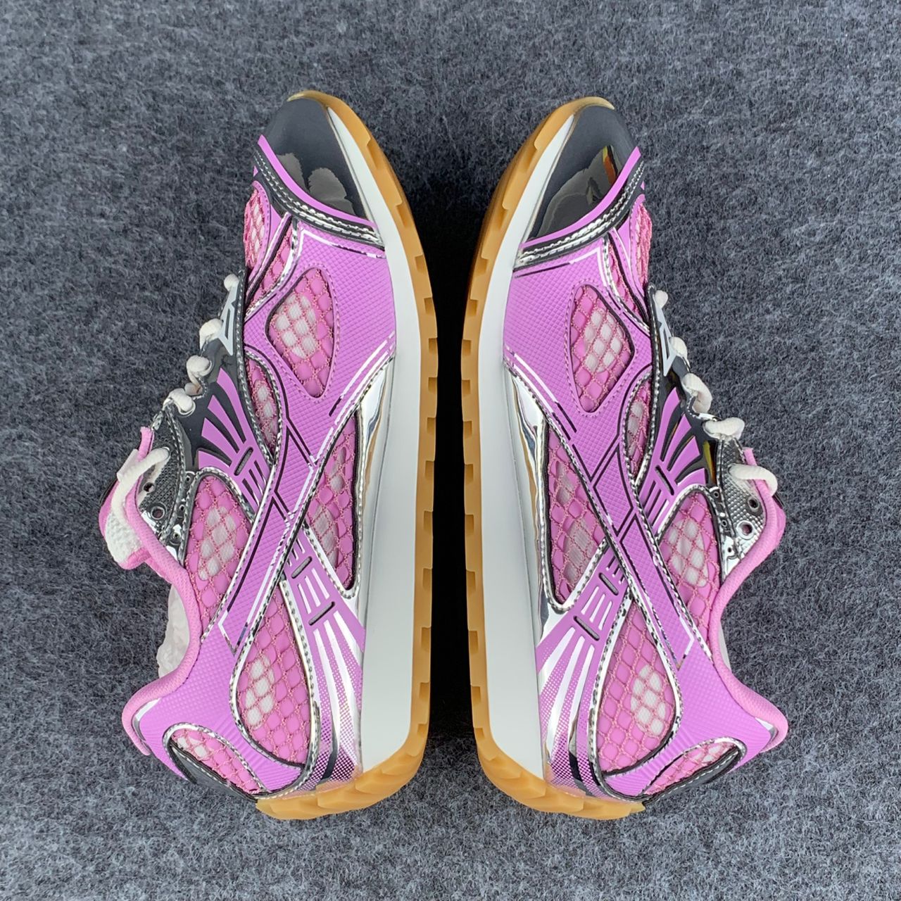 Bottega Veneta Wmns Orbit Sneaker 'Gloss Silver'
