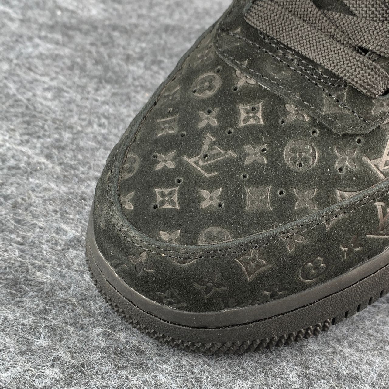 Louis Vuitton x Nike Air Force 1 Low 'Triple Black'