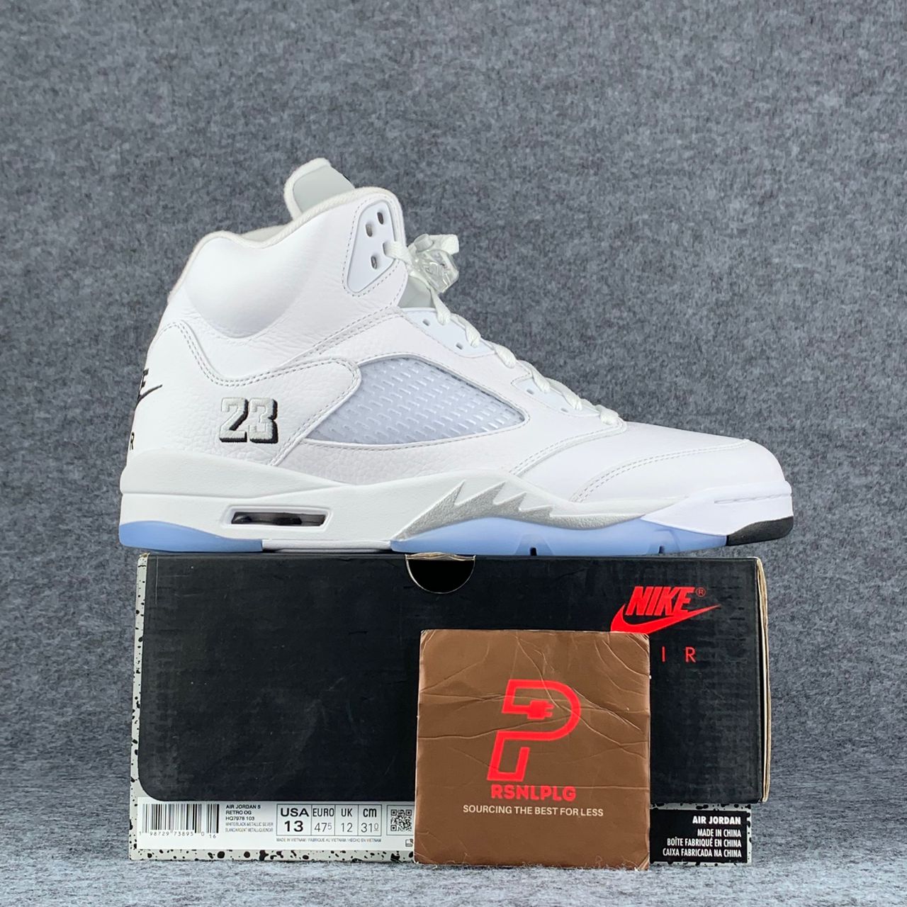 Jordan 5 Retro White Metallic (2026)