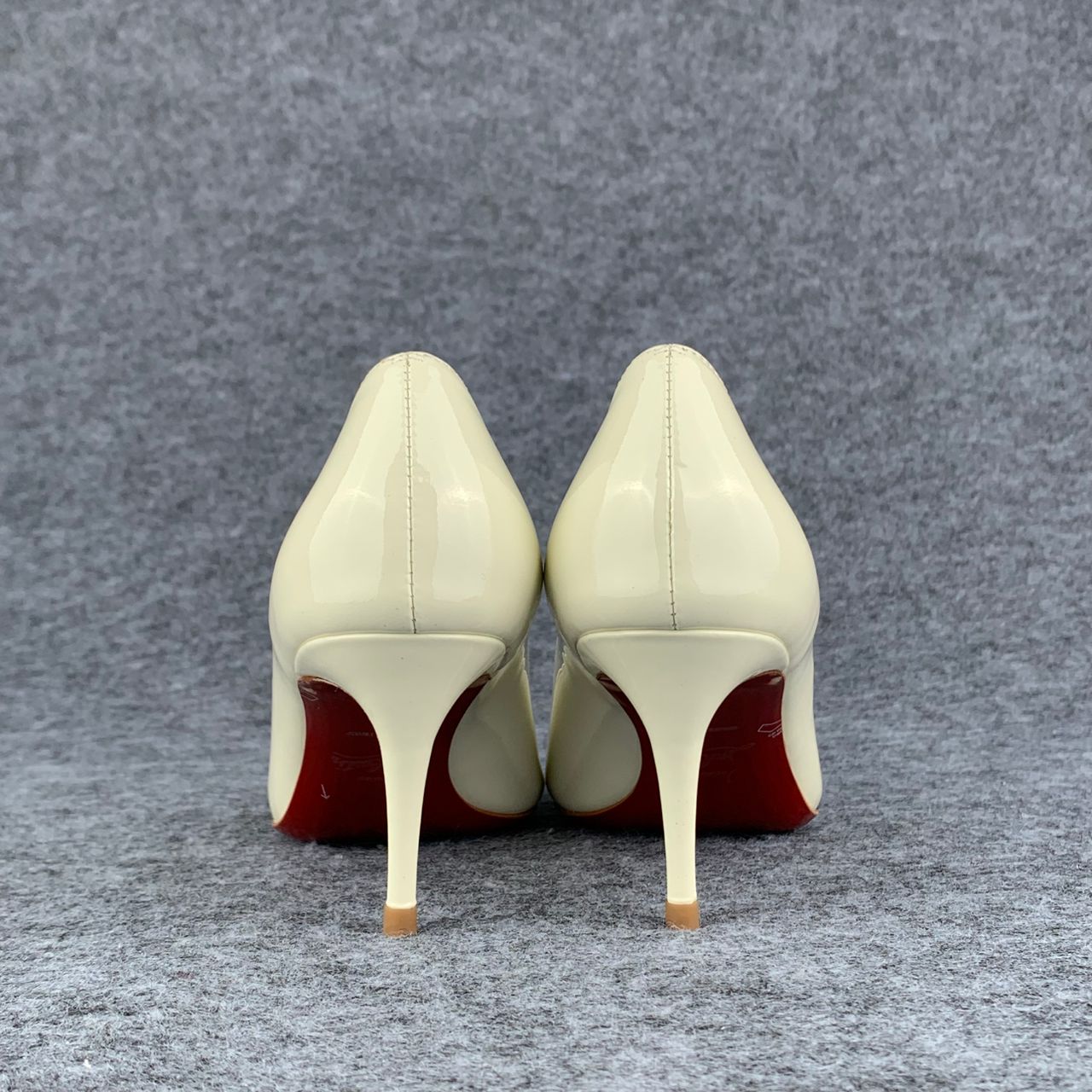 Christian Louboutin So Kate Pump  ‘White’ Patent Leather'