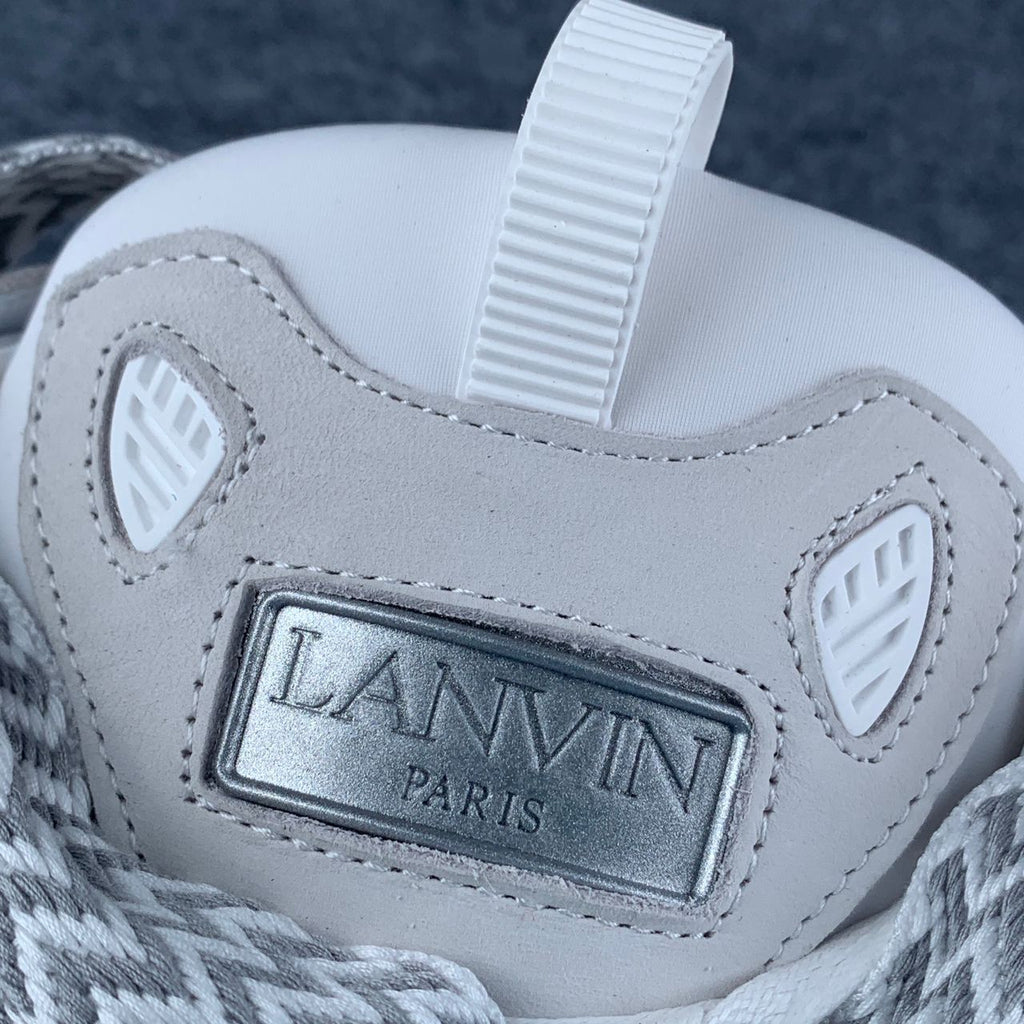 Lanvin Curb Sneakers 'Grey White'