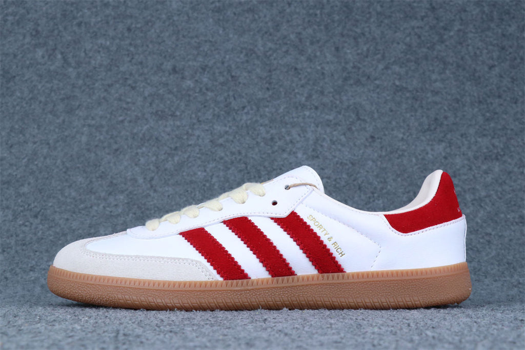 Sporty & Rich x Samba OG 'White Core Burgundy'