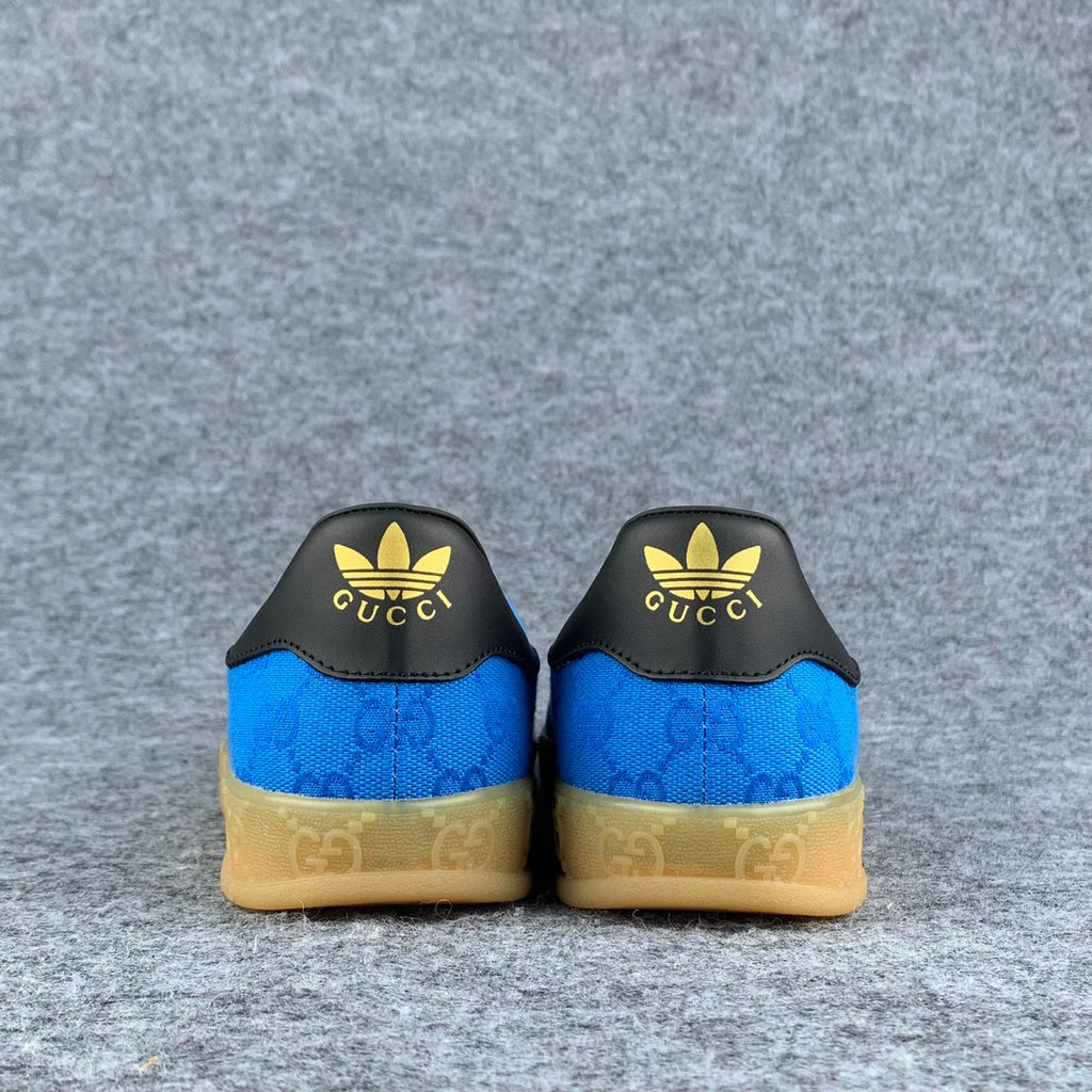 Gucci x Gazelle 'Blue GG Monogram'