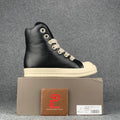 Rick Owens Luxor Jumbo Lace Padded Sneaker 'Black Milk