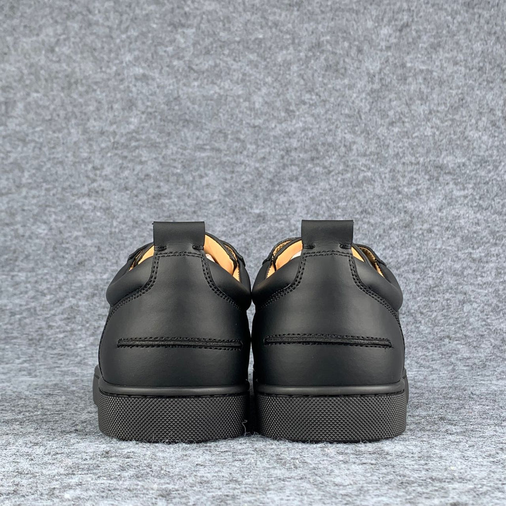 Christian Louboutin Louis Junior Low-Top Sneaker “Black Calfskin”