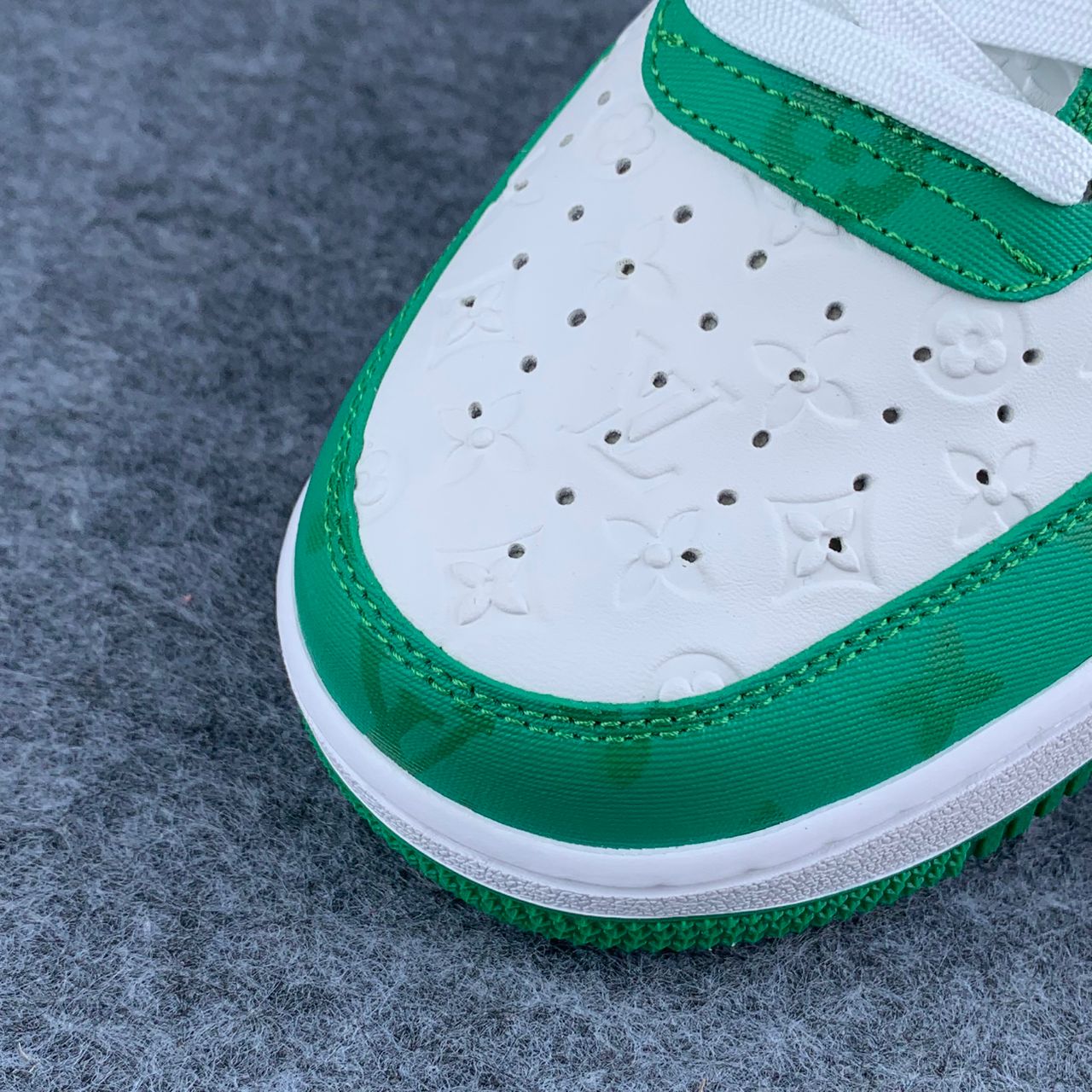 LV x Nike Air Force 1 Low 'White Gym Green'