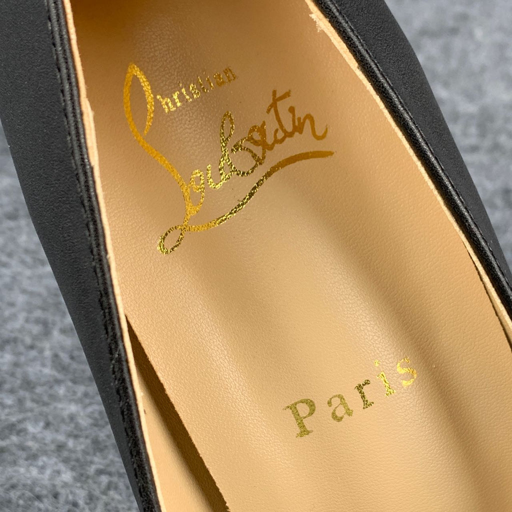 Christian Louboutin Kate Pump 'Matte Black' (We recommend 1 size up from your usual size)