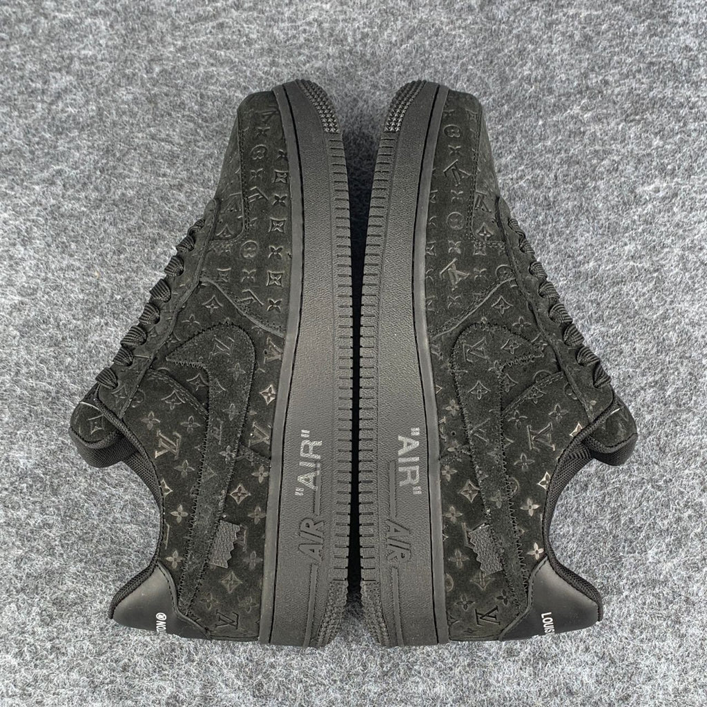 Louis Vuitton x Nike Air Force 1 Low 'Triple Black'