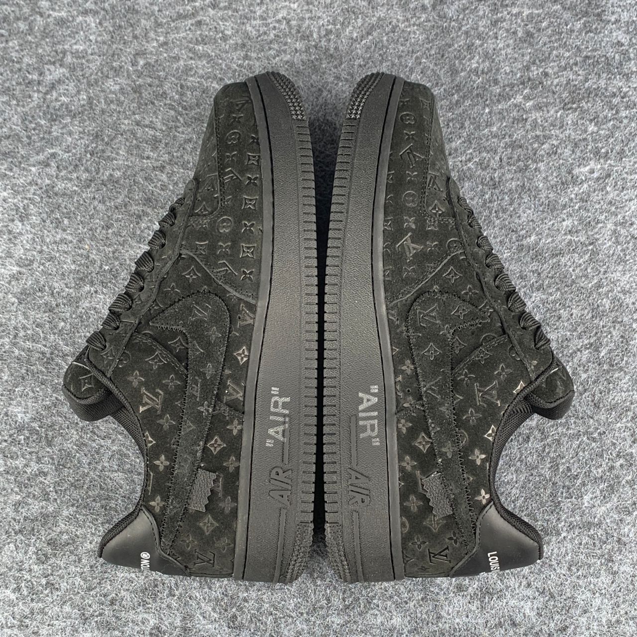Louis Vuitton x Nike Air Force 1 Low 'Triple Black'