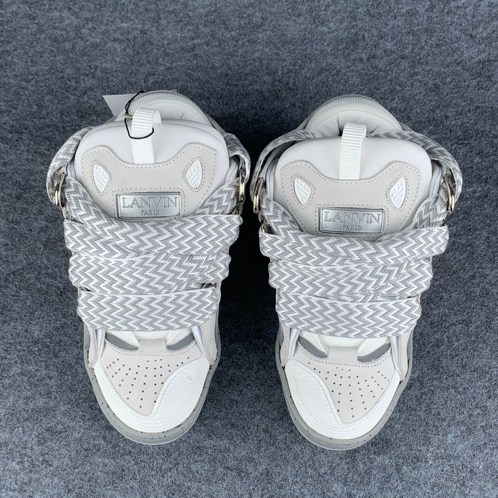 Lanvin Curb Sneakers 'Grey White'