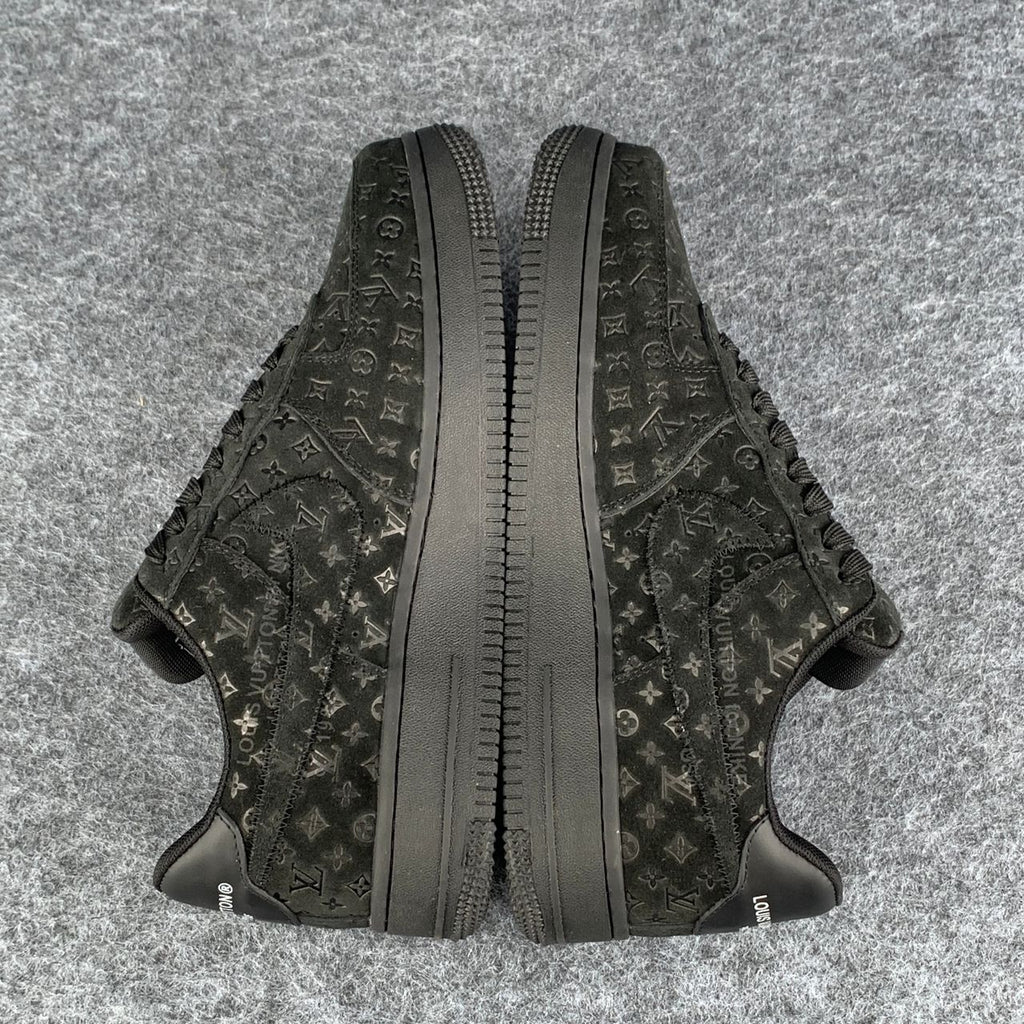Louis Vuitton x Nike Air Force 1 Low 'Triple Black'