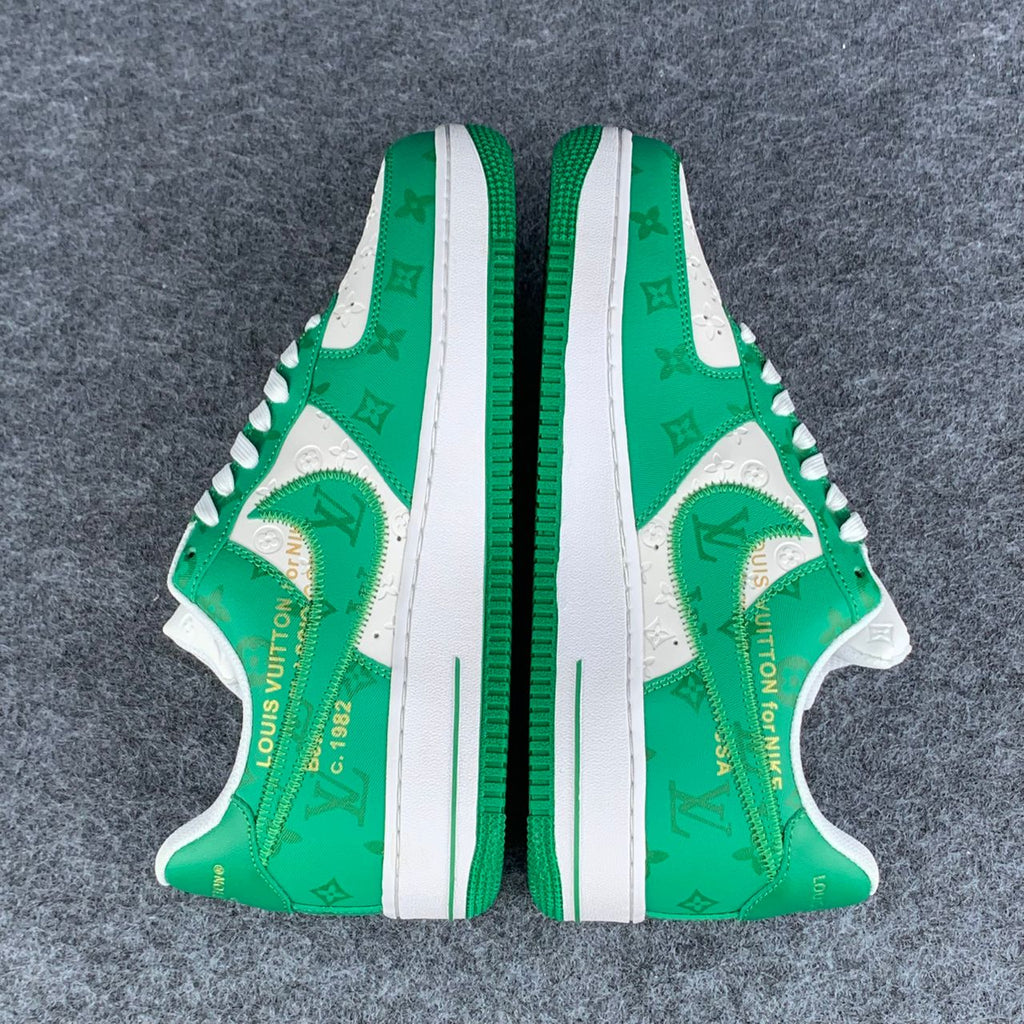 LV x Nike Air Force 1 Low 'White Gym Green'