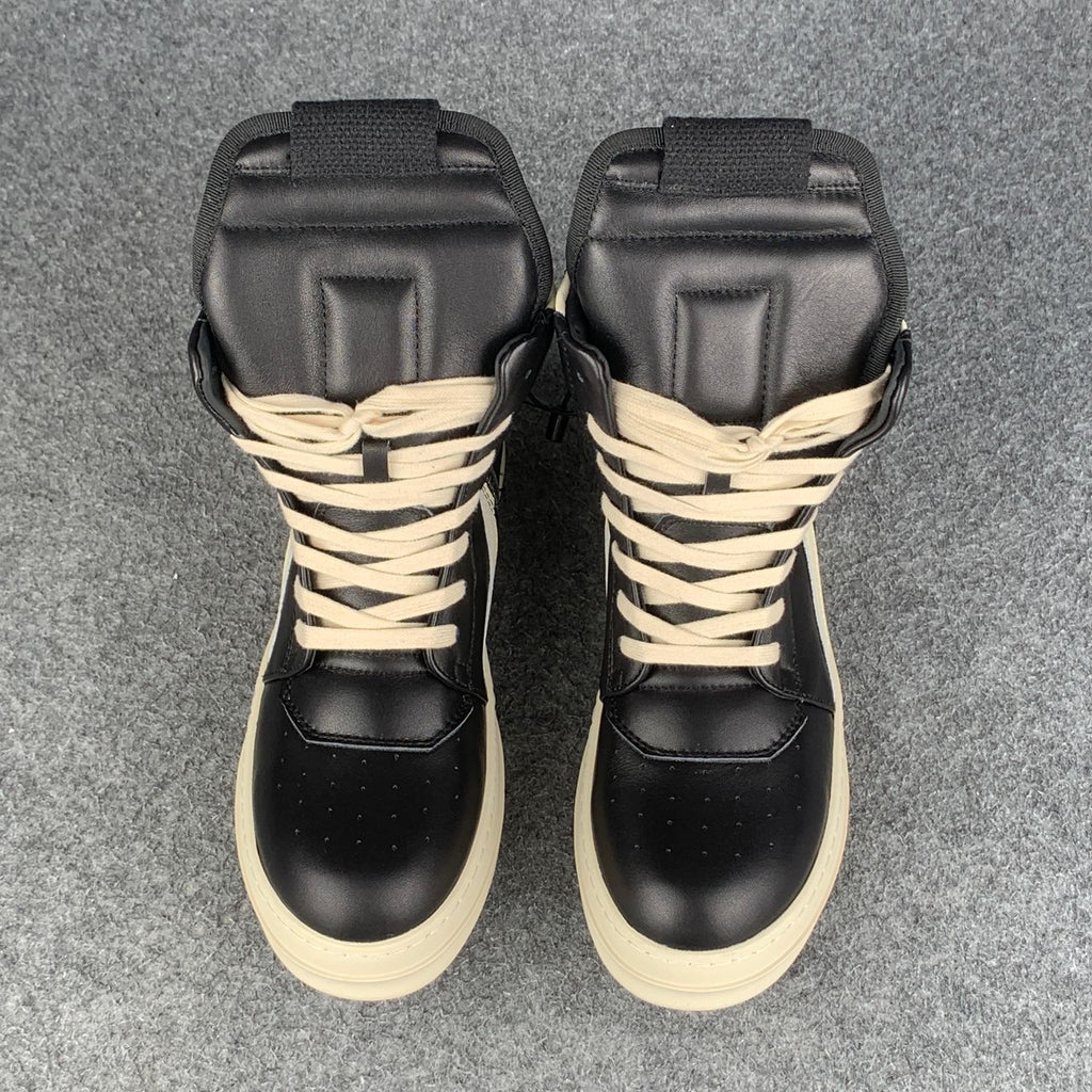 Rick Owens Wmns Strobe Geobasket High 'Black Milk'