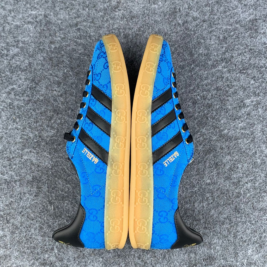 Gucci x Gazelle 'Blue GG Monogram'