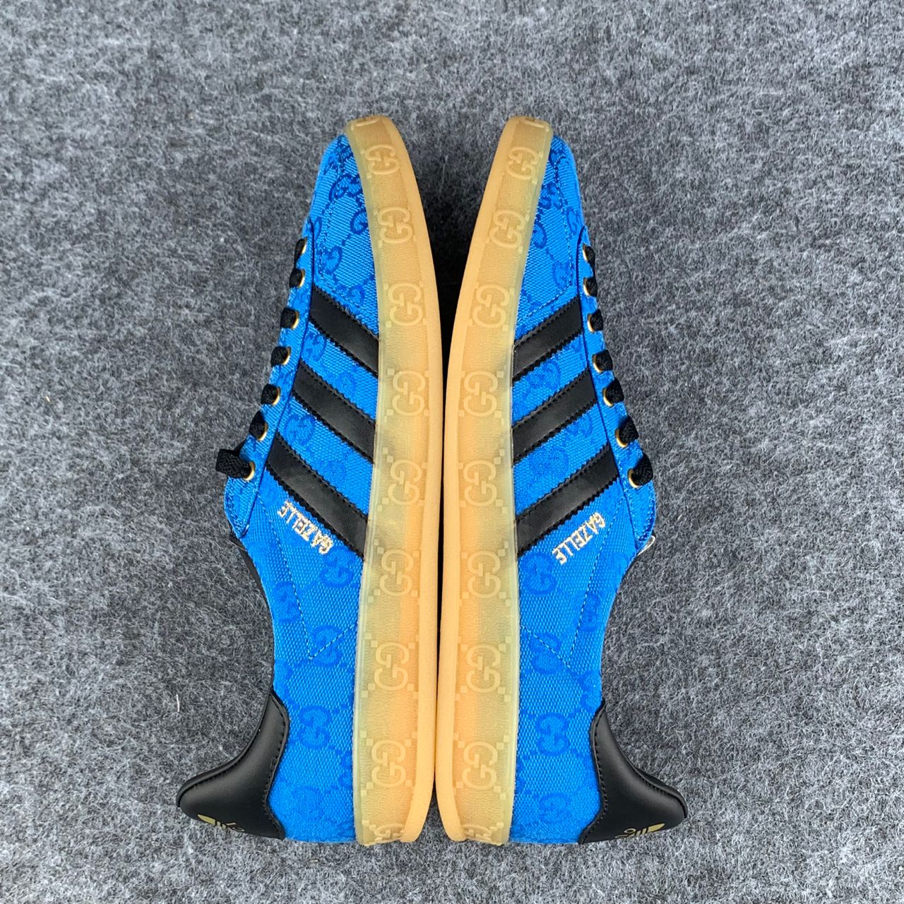 Gucci x Gazelle 'Blue GG Monogram'