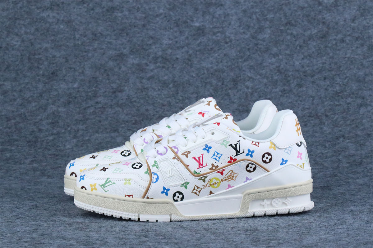 Takashi Murakami x LV Trainer 'White' (B-Grade Version)