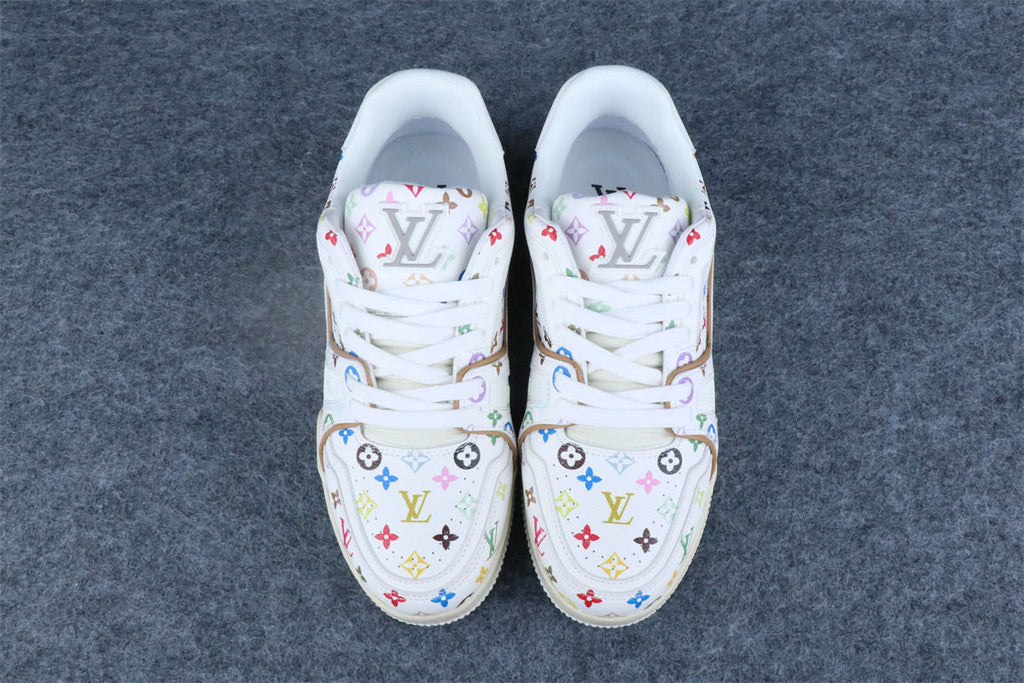 Takashi Murakami x LV Trainer 'White' (B-Grade Version)