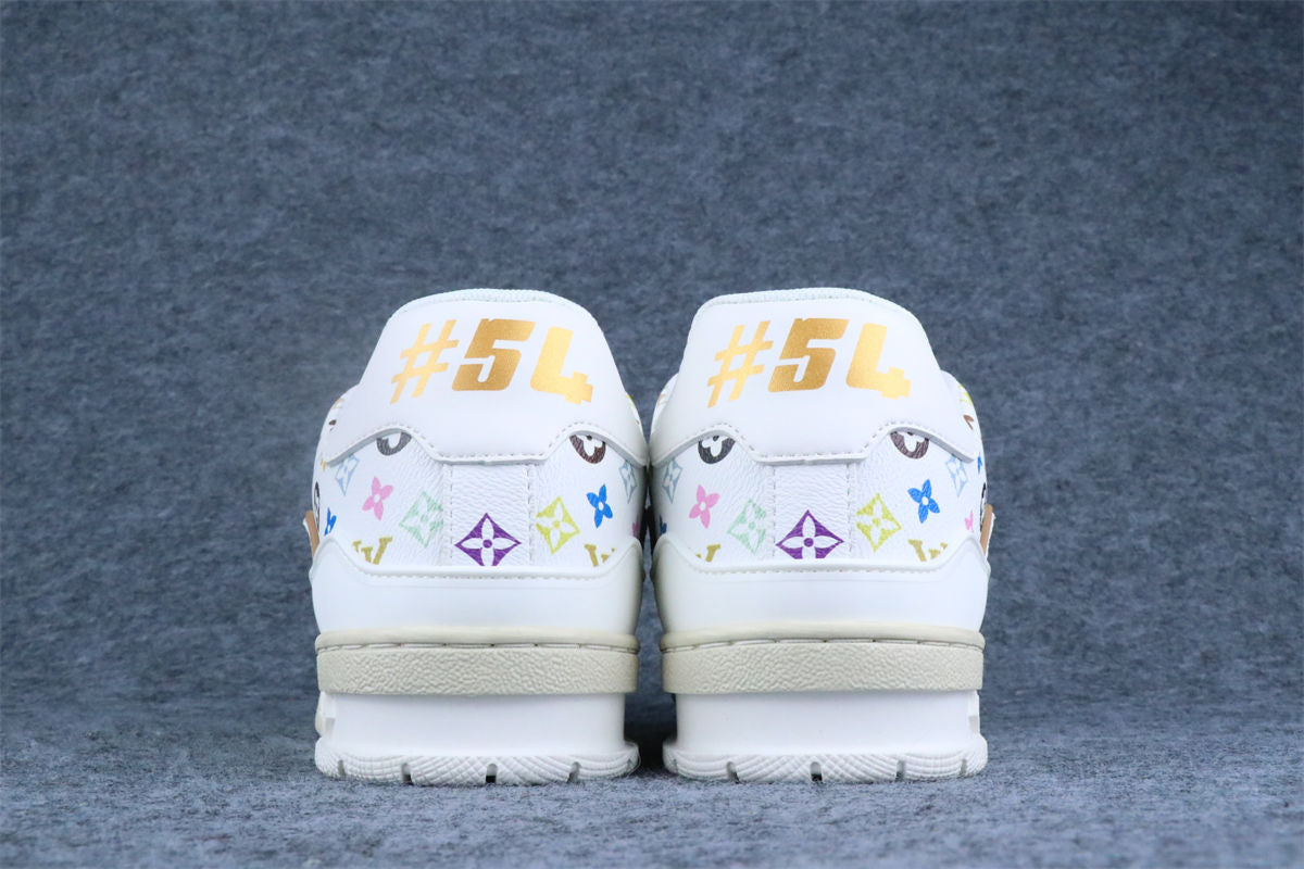 Takashi Murakami x LV Trainer 'White' (B-Grade Version)