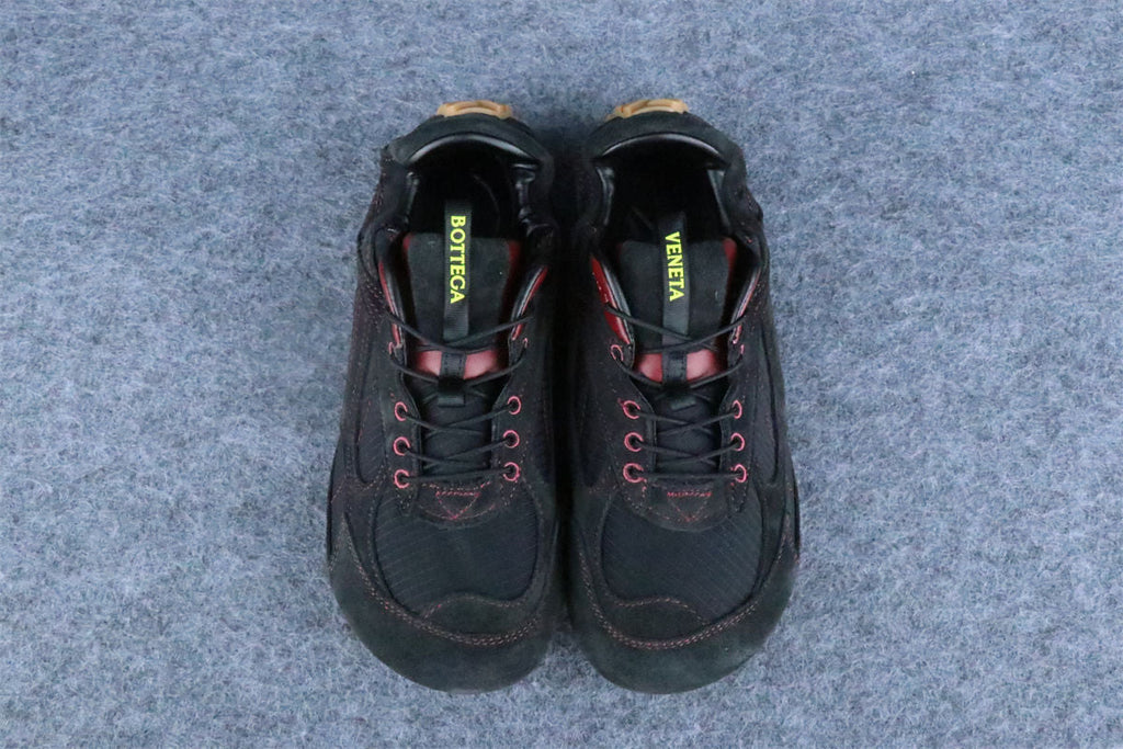 Bottega Orbit Veneta Flash Sneaker ‘Black Dark Apple Candy’