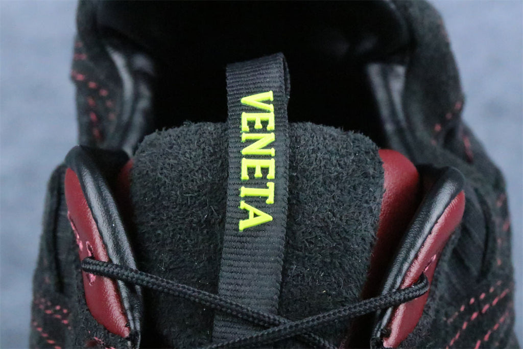 Bottega Orbit Veneta Flash Sneaker ‘Black Dark Apple Candy’