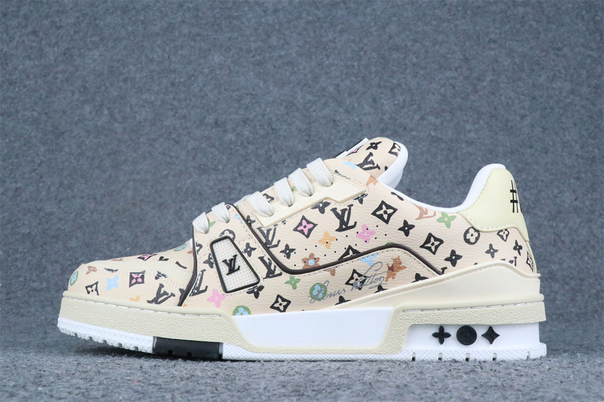 Tyler, the Creator x Louis Vuitton Trainer 'Beige Multi-Color Monogram'