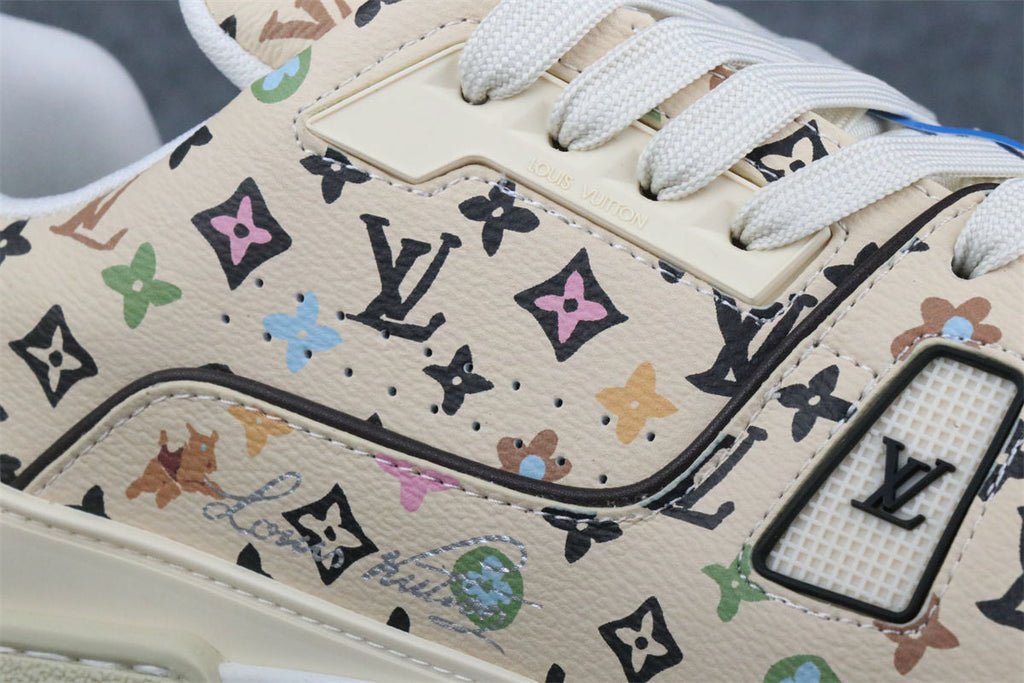 Tyler, the Creator x Louis Vuitton Trainer 'Beige Multi-Color Monogram'