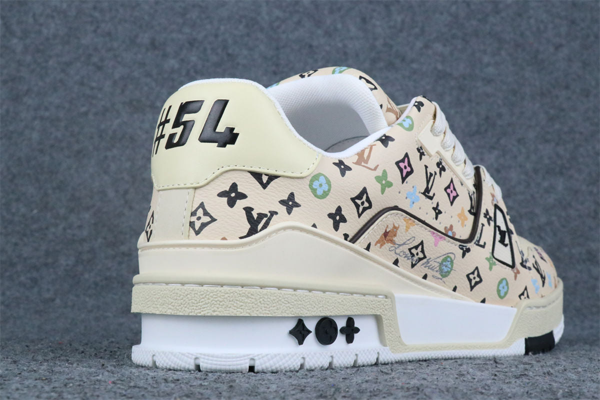 Tyler, the Creator x Louis Vuitton Trainer 'Beige Multi-Color Monogram'