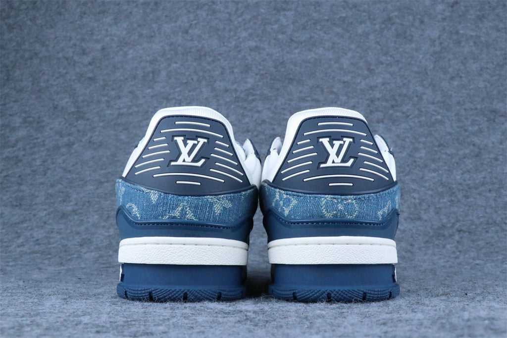 LV Trainer Monogram Denim 'White Blue' (B-Grade Version)