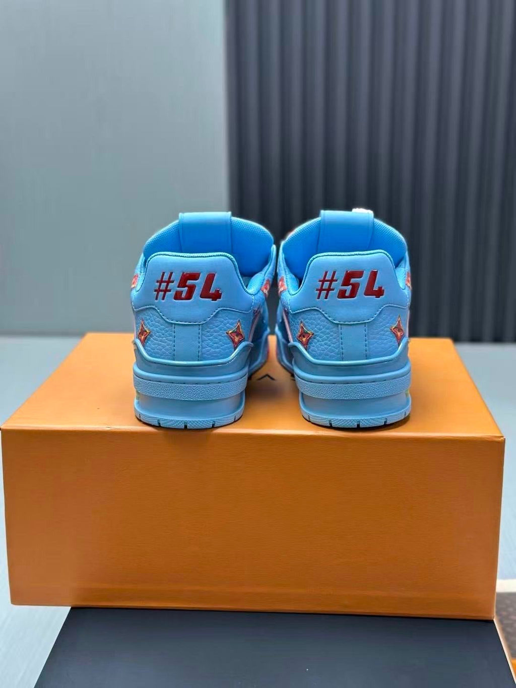 LV Trainer 'Monogram Donuts Blue'