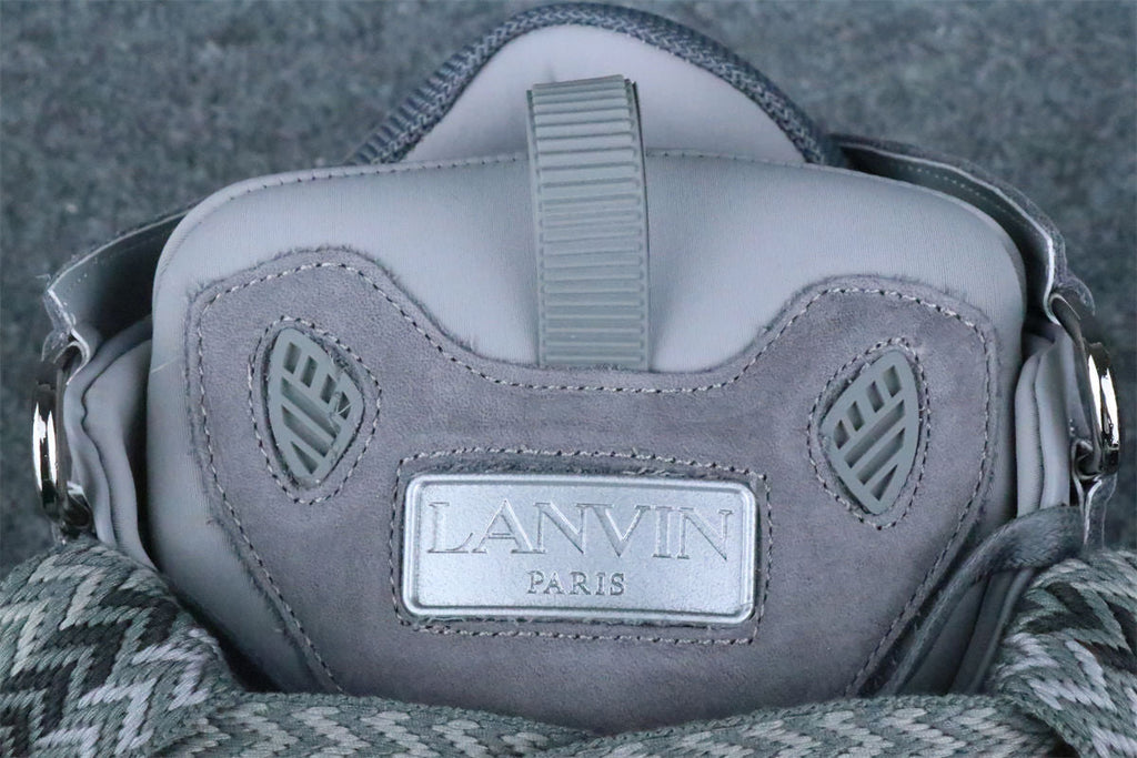 Lanvin Curb Sneakers 'Speckled Effect - Light Grey'