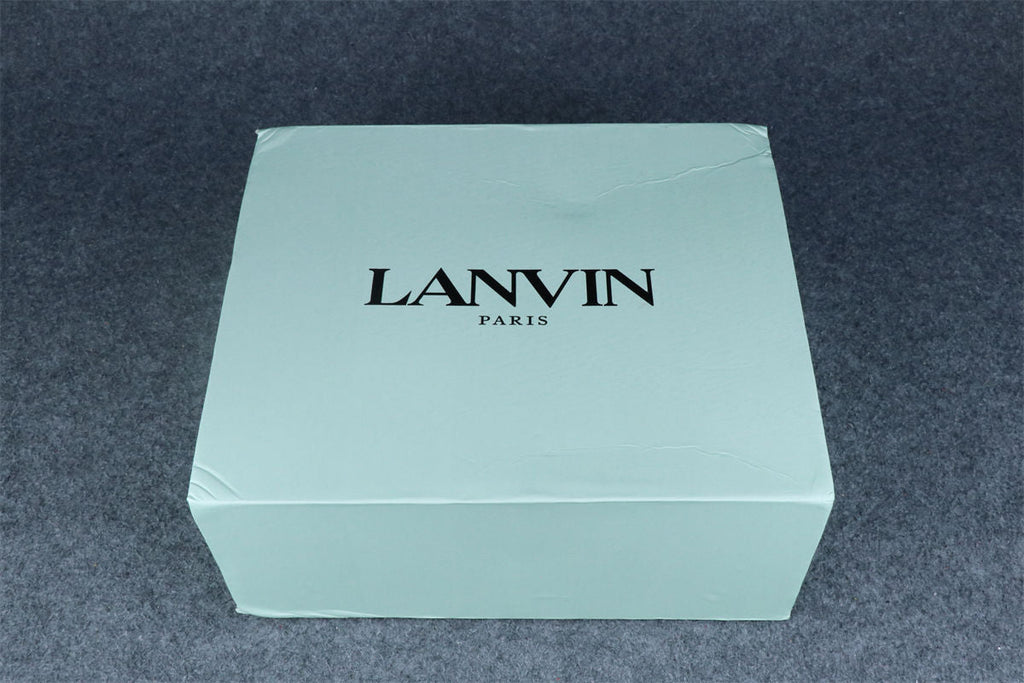 Lanvin Curb Sneakers 'Speckled Effect - Light Grey'